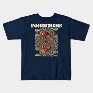 Hand Eyes Foreigner Kids T-Shirt